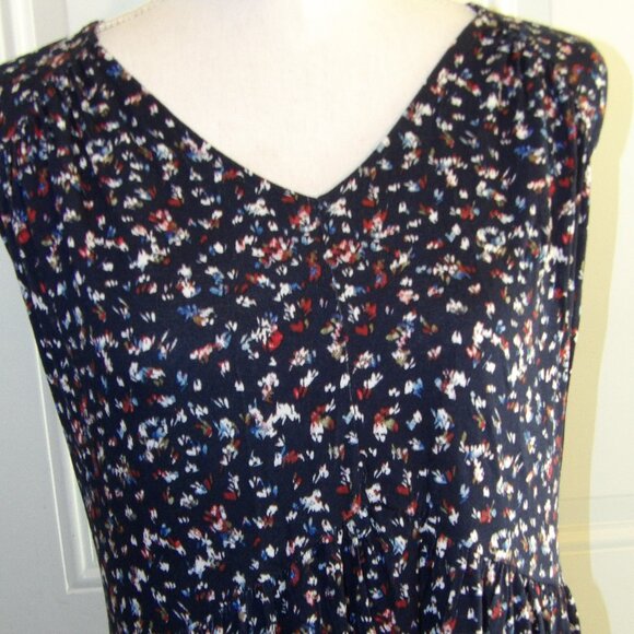 Lane Bryant Blue Floral Knit Dress Size 22/24 nwt - Picture 1 of 6